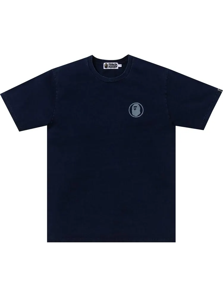 Футболка BAPE Japan Culture Graphic Tee 'Indigo' — изображение 1 из 2, синий