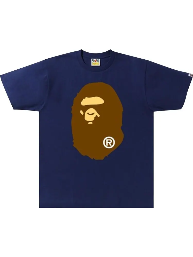 Футболка BAPE Big Ape Head Tee 'Navy' — изображение 1 из 2, синий