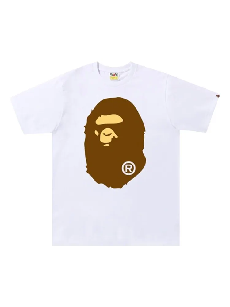 Футболка BAPE Big Ape Head Tee 'White' — изображение 1 из 2, белый