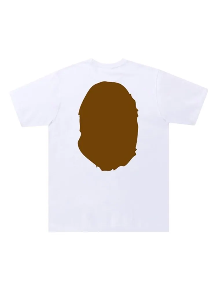 Футболка BAPE Big Ape Head Tee 'White' — изображение 2 из 2, белый