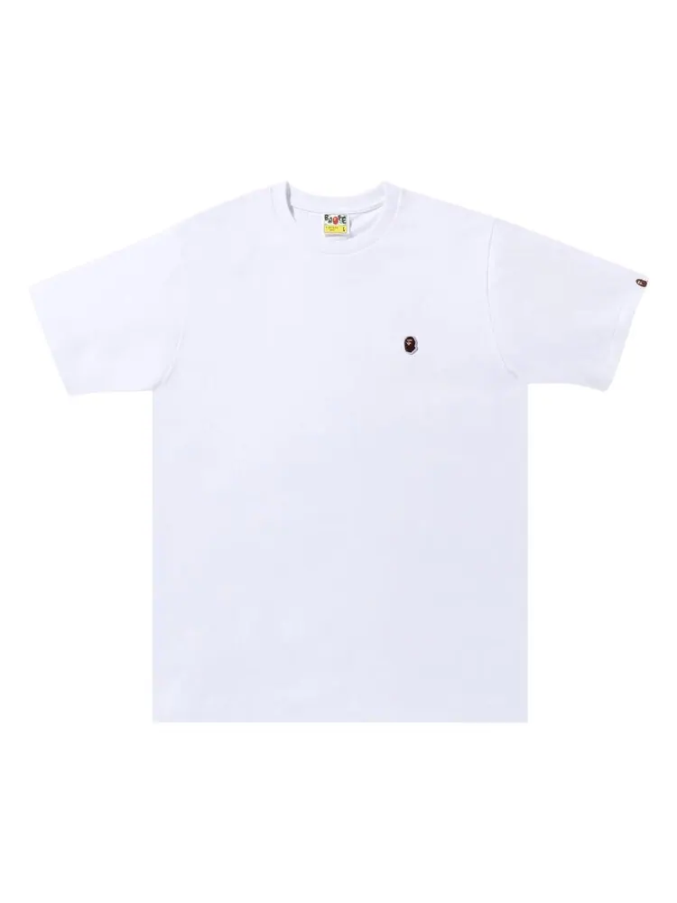 Футболка BAPE Ape Head One Point 'White' — изображение 1 из 1, белый