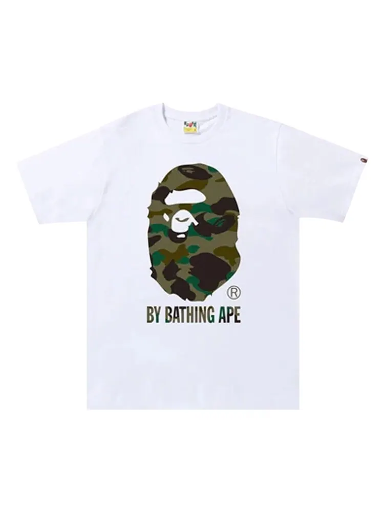 Футболка BAPE 1st Camo By Bathing Ape Tee 'White/Green' — изображение 1 из 1, белый