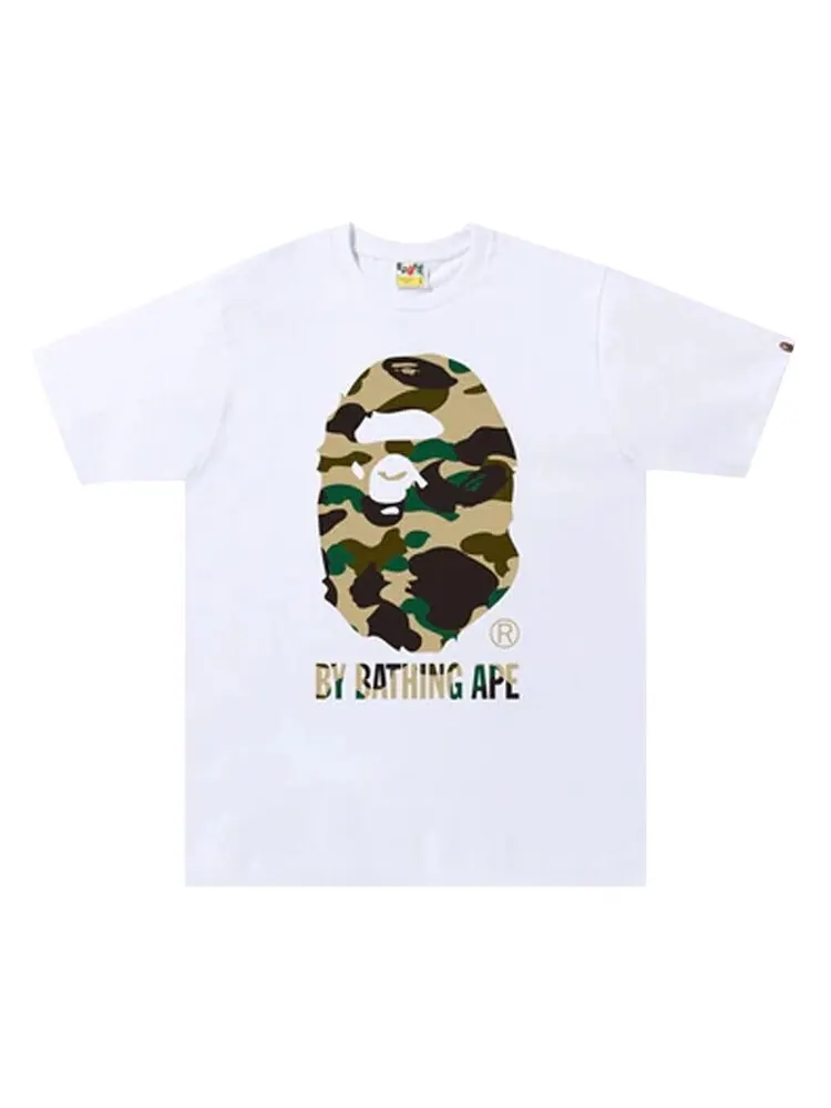 Футболка BAPE 1st Camo By Bathing Ape Tee 'White/Yellow' — изображение 1 из 1, белый