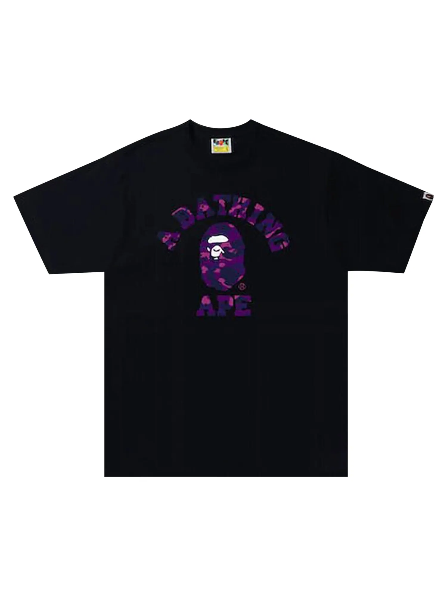 Футболка BAPE Color Camo Черный/Фиолетовый