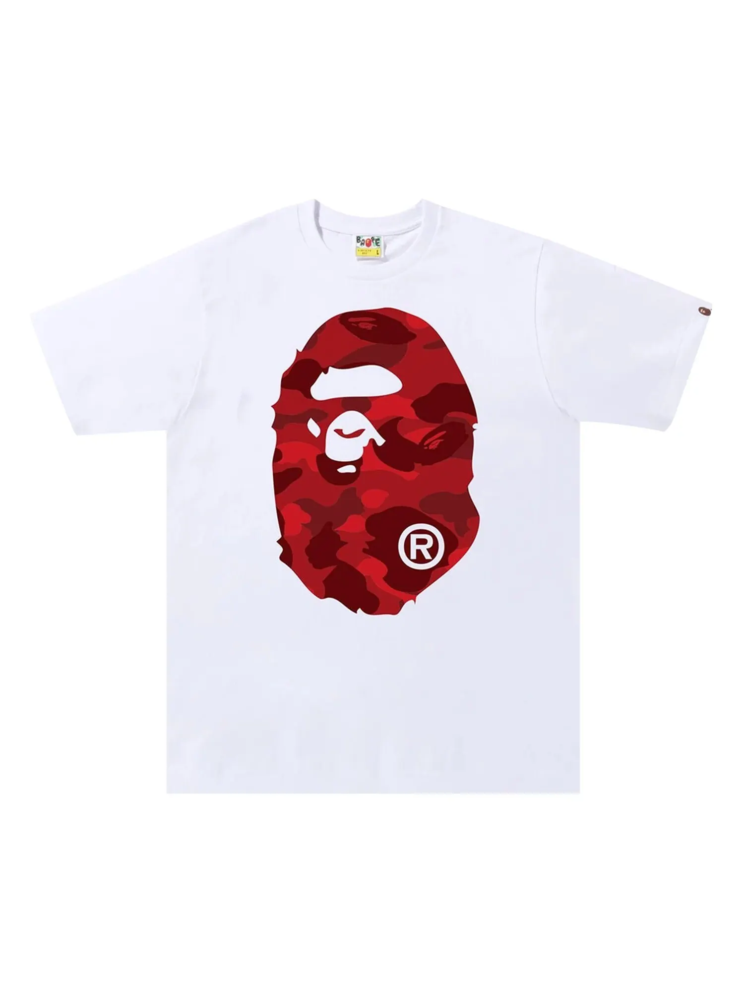 Футболка Bape Color Camo Big Ape Head