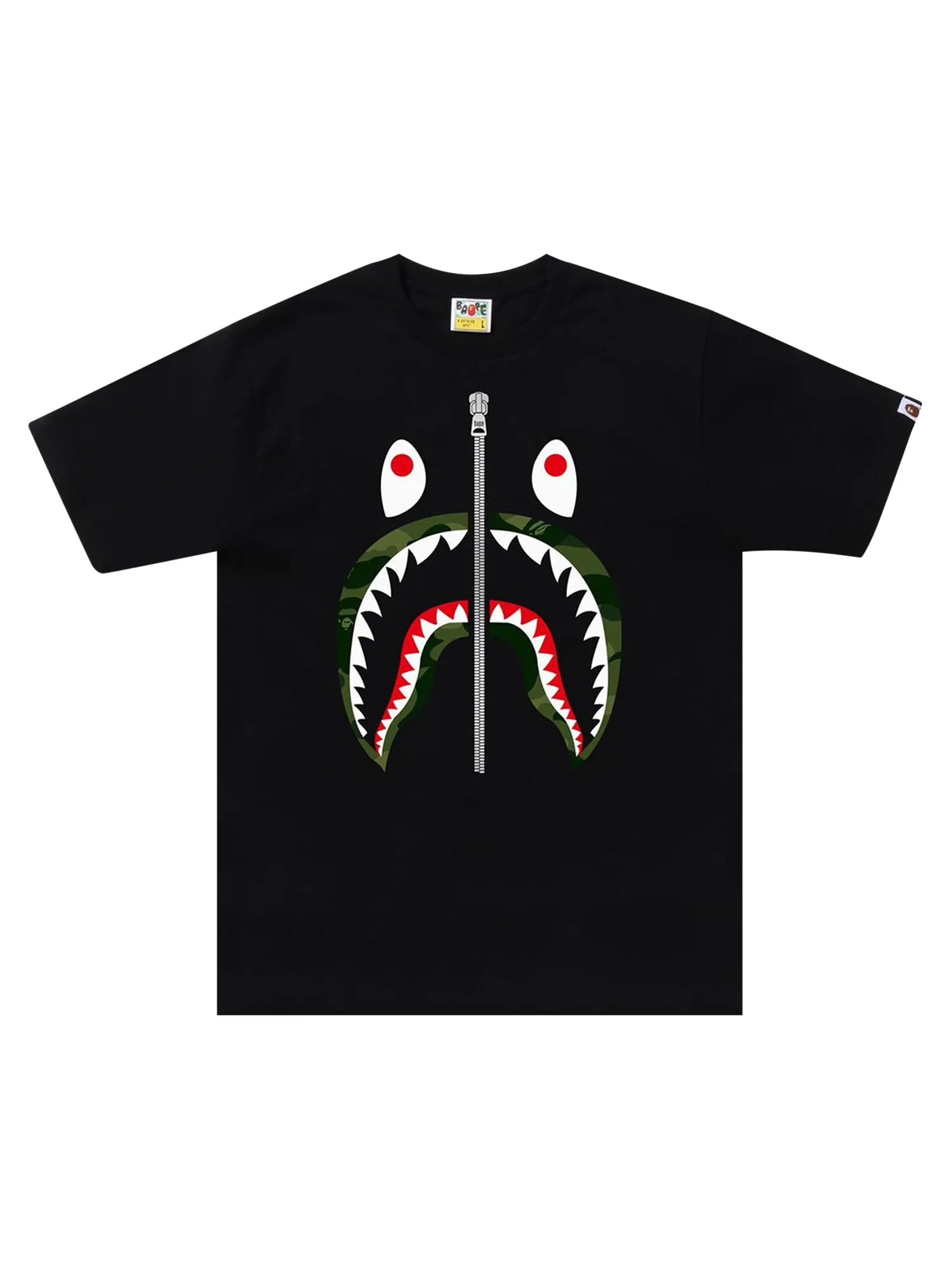 Футболка BAPE Color Camo Shark