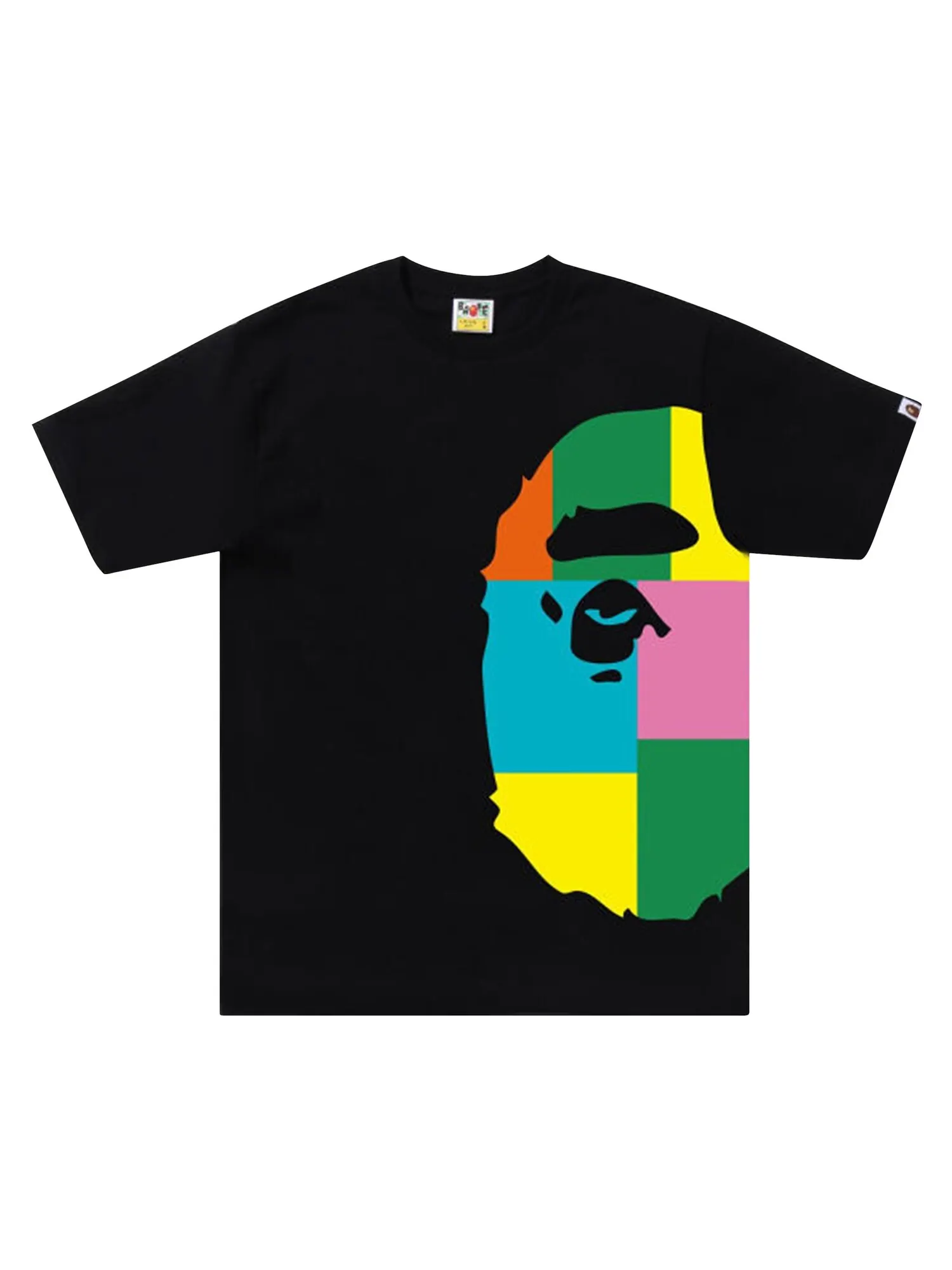 BAPE Футболка с большой обезьяньей головой по бокам