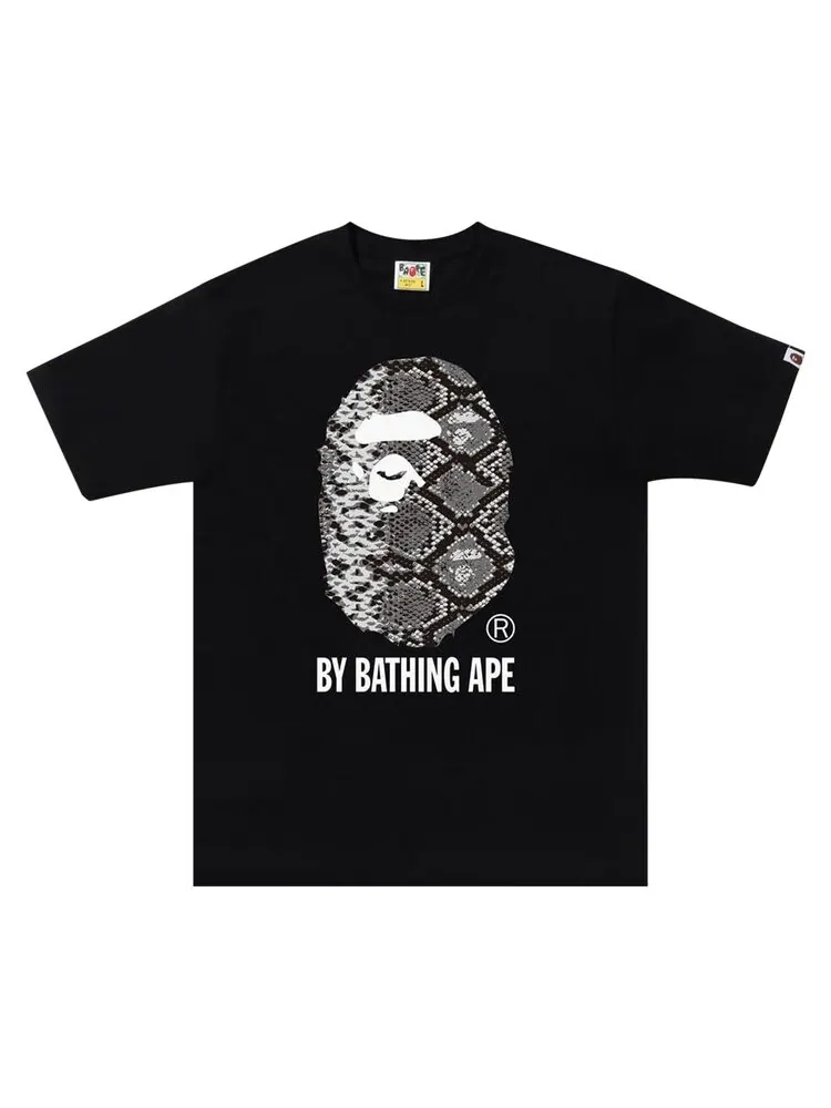 Футболка BAPE Snake By Bathing Ape Tee — изображение 1 из 1, черный