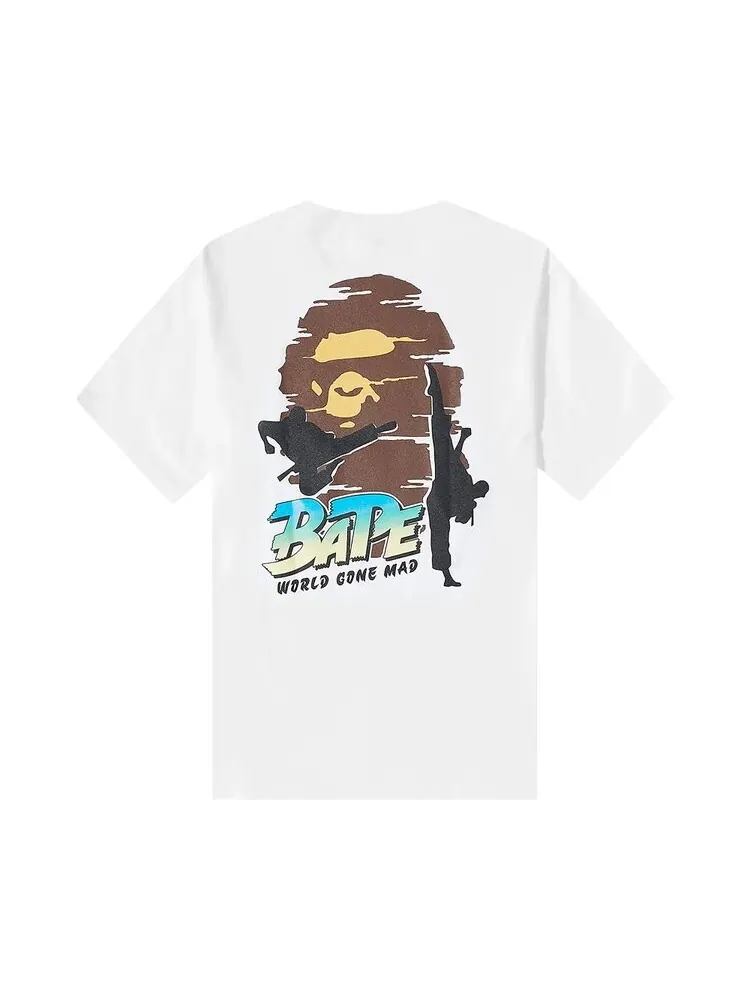 Футболка BAPE Japan Culture Karate Tee 'White' — изображение 2 из 2, белый