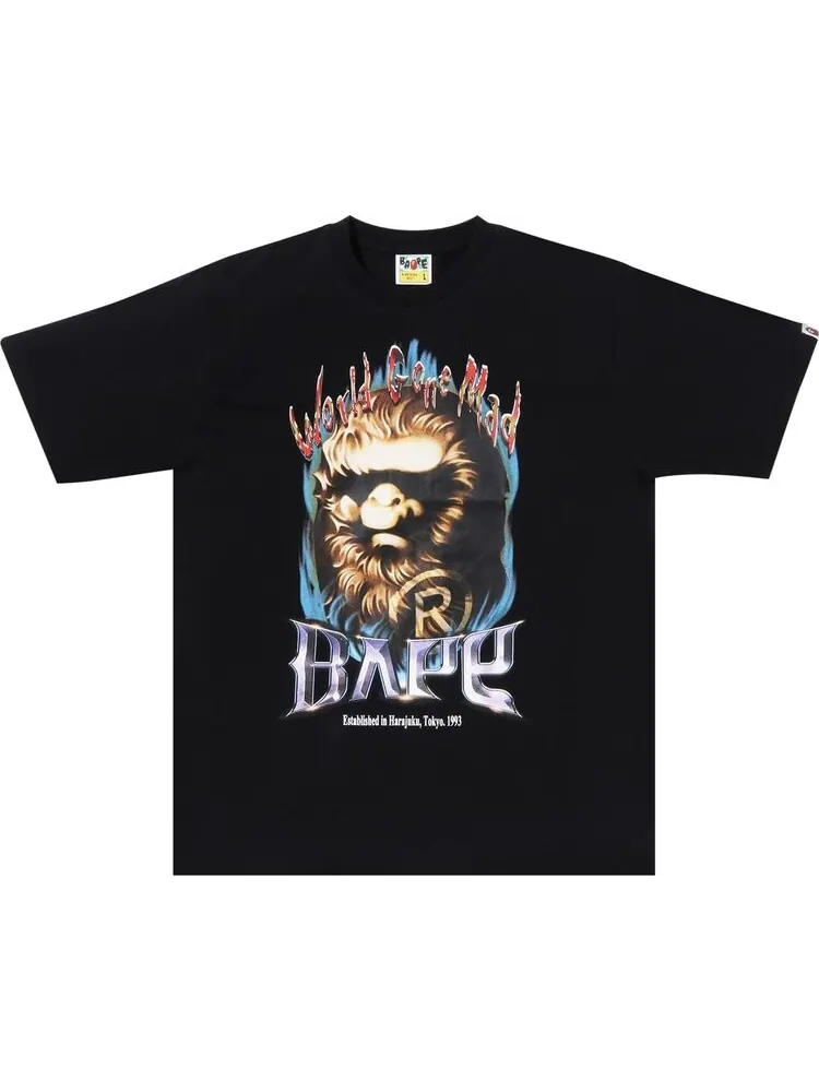 Футболка BAPE Ape Head Tee 'Black' — изображение 1 из 1, черный