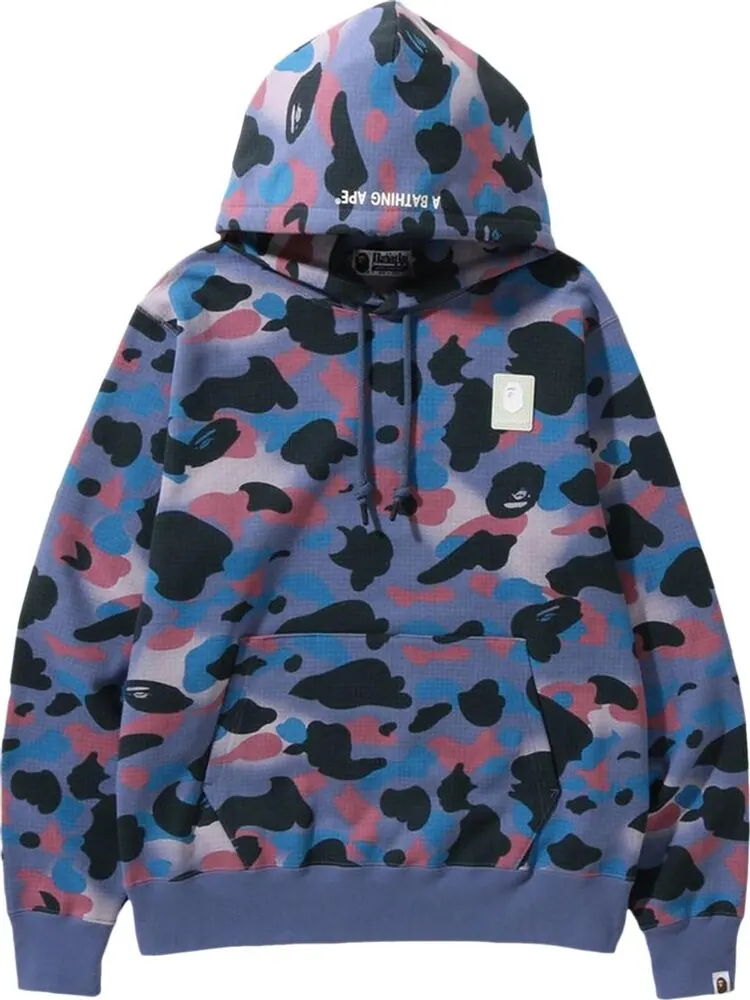Худи BAPE Grid Camo Pullover Hoodie 'Purple' — изображение 1 из 1, фиолетовый