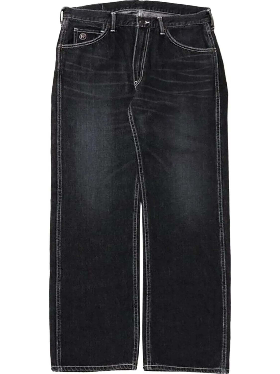 Брюки BAPE Ape Head Relaxed Fit Denim Pants Black — изображение 1 из 2, черный