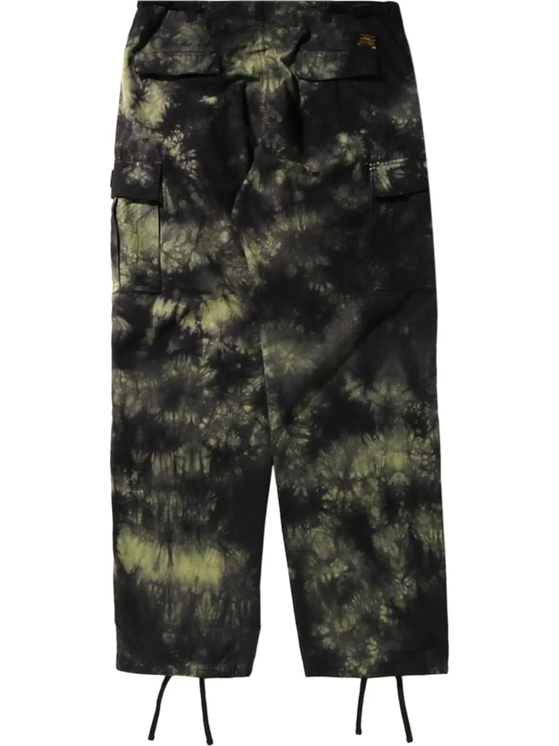 Брюки BAPE Tie Dye Relaxed Fit 6 Pocket Pants Black — изображение 2 из 2, черный