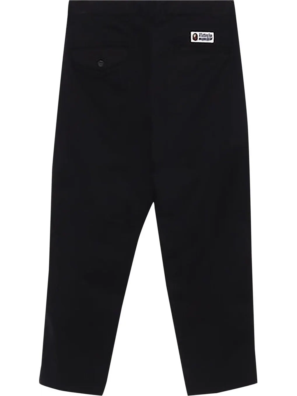 Брюки BAPE One Point Relaxed Fit Chino Pants 'Black' — изображение 2 из 2, черный