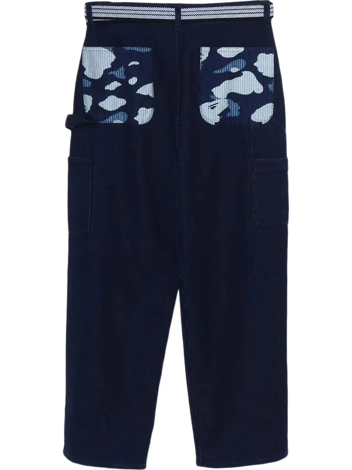 Брюки BAPE Sashiko Painter Pants 'Indigo' — изображение 3 из 3, синий