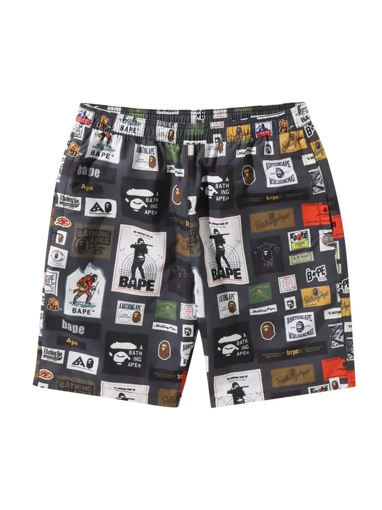 Шорты BAPE Multi Label Beach Shorts — изображение 1 из 1, мульти