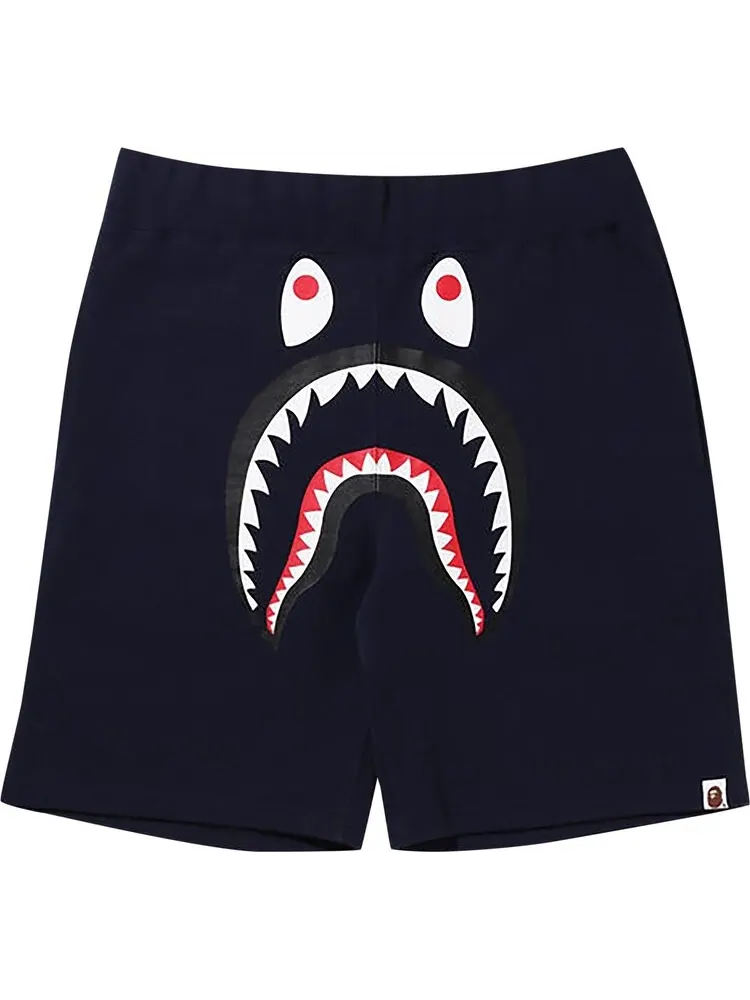 Шорты BAPE Shark Sweat Shorts 'Black' — изображение 1 из 1, черный