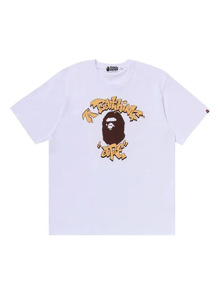 Футболка BAPE Graffiti College Tee — изображение 1 из 1, белый