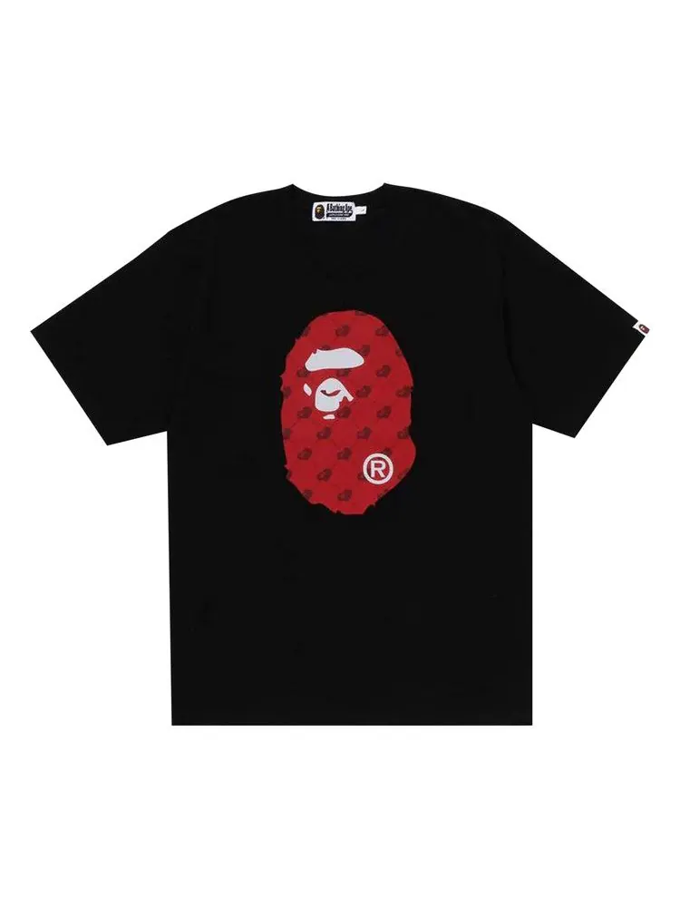 Футболка BAPE Cloud Head Monogram Big Ape Head Tee — изображение 1 из 1, черный
