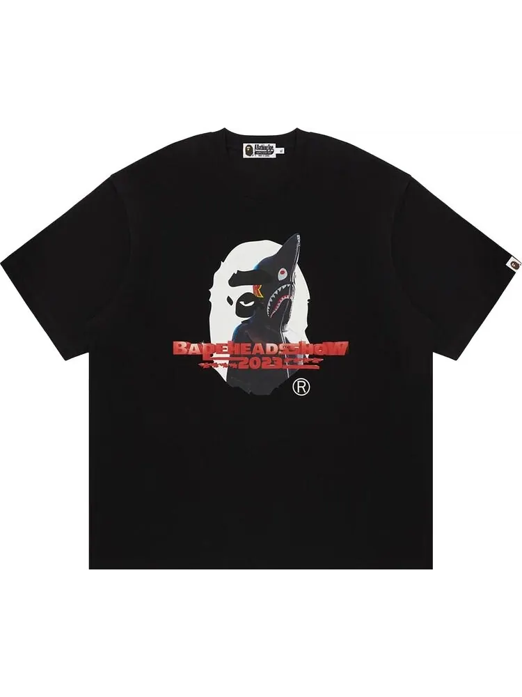Футболка BAPE Heads Show Bape Relaxed Fit 'Black' — изображение 1 из 2, черный