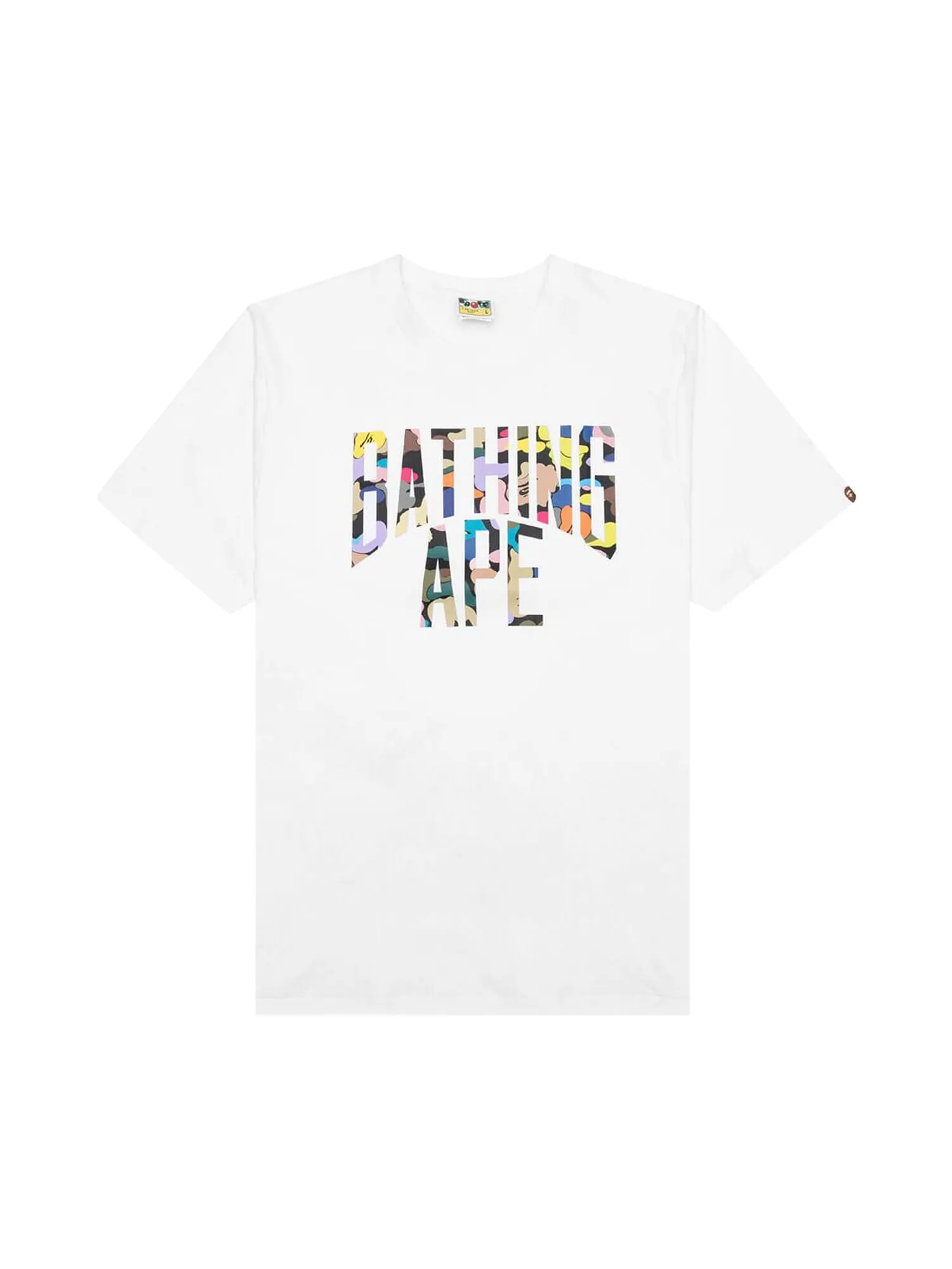 Футболка с логотипом BAPE Multi Camo NYC