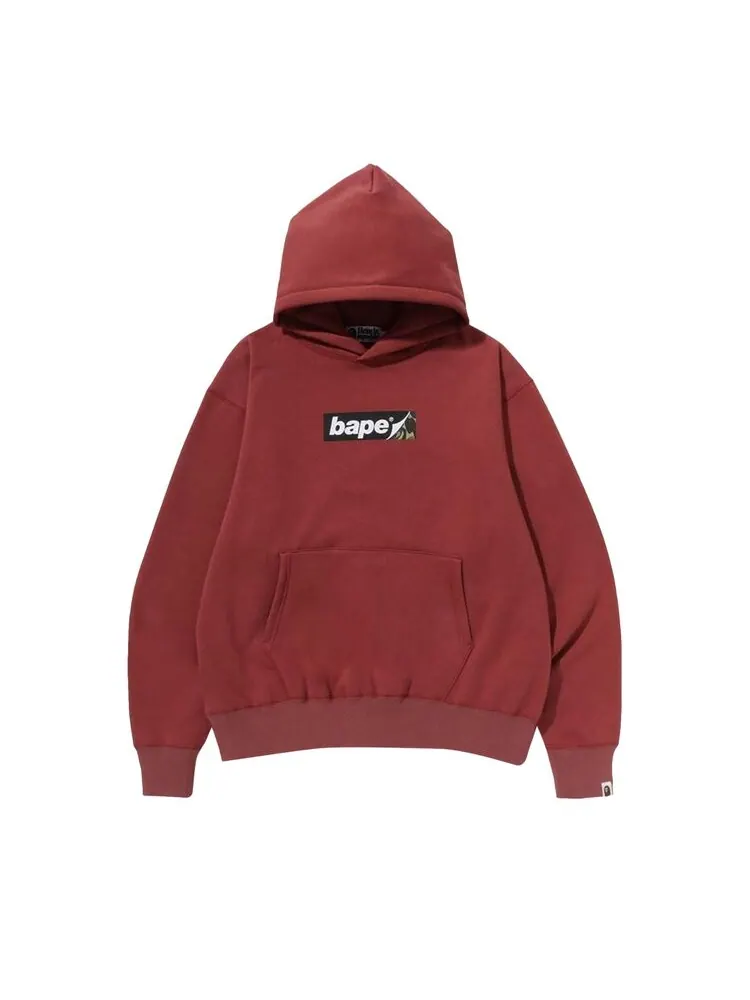 Худи BAPE Smooth Logo Relaxed Fit Hoodie — изображение 1 из 1, красный