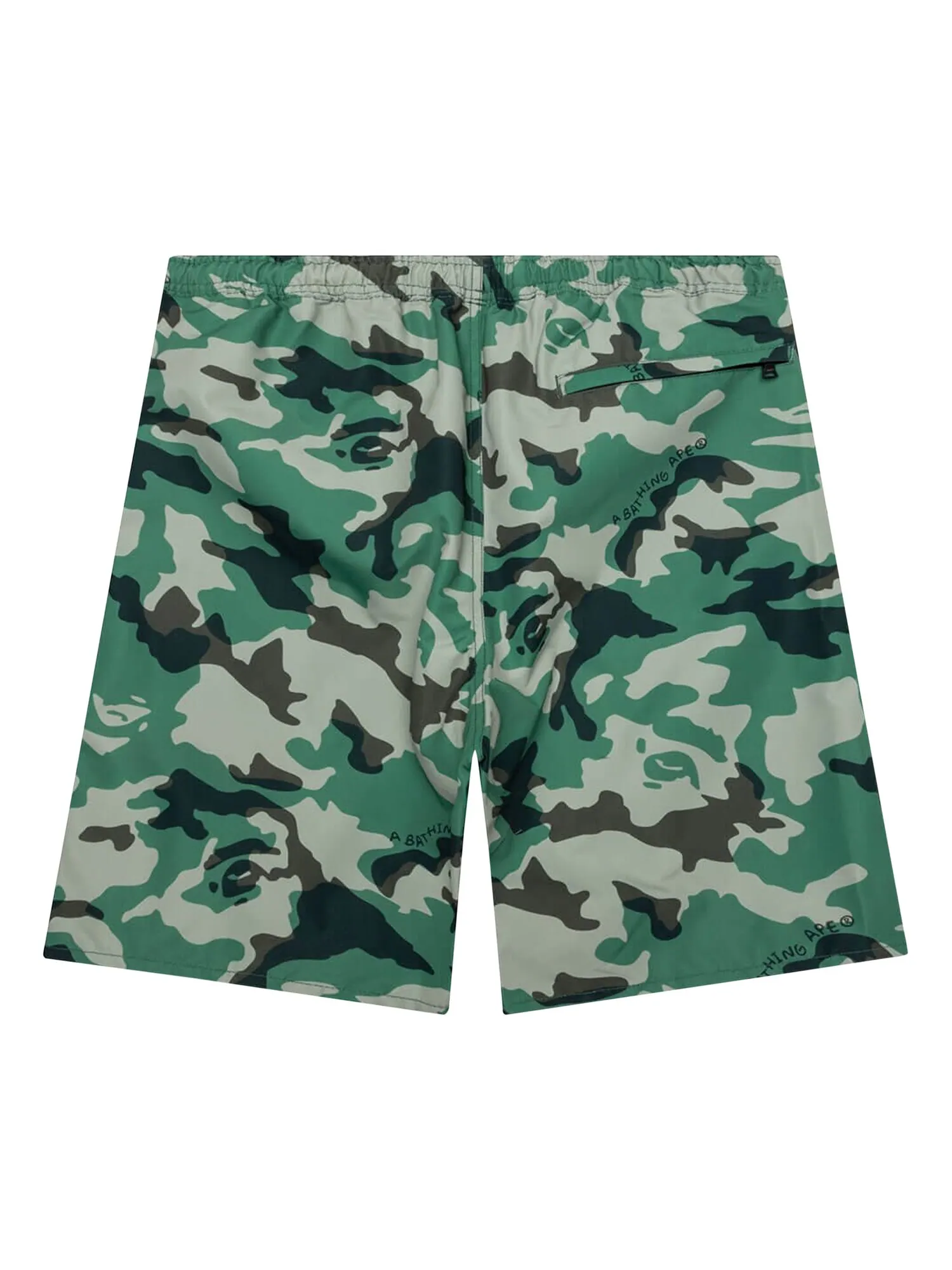 Пляжные шорты BAPE Woodland Camo — изображение 2 из 2, оливковый
