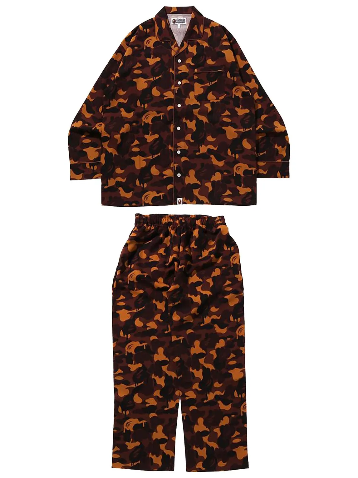 Пижама BAPE Valentine Chocolate Camo — изображение 1 из 1, коричневый