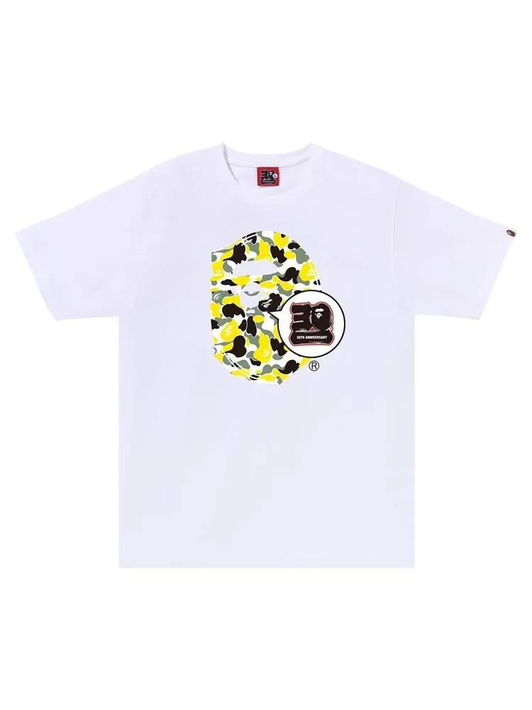 Футболка BAPE Store Osaka 30th Anniversary Ape Head Set 'White' — изображение 1 из 1, белый
