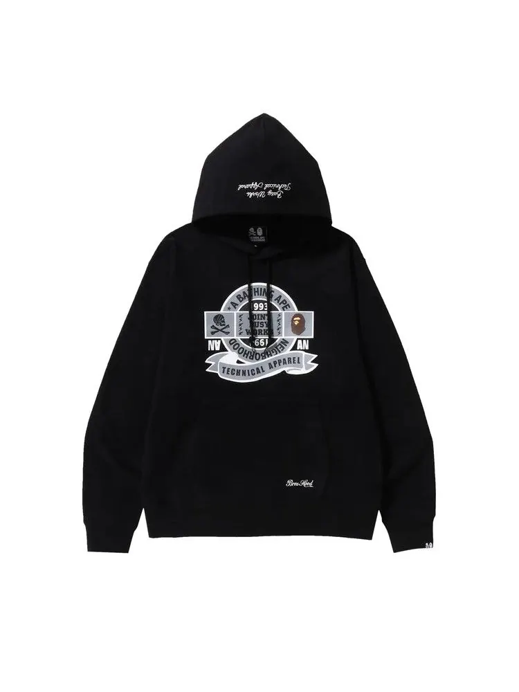 Худи BAPE x Neighborhood Relaxed Fit Pullover Hoodie — изображение 1 из 2, черный