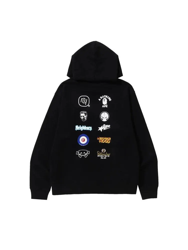 Худи BAPE x Neighborhood Relaxed Fit Pullover Hoodie — изображение 2 из 2, черный