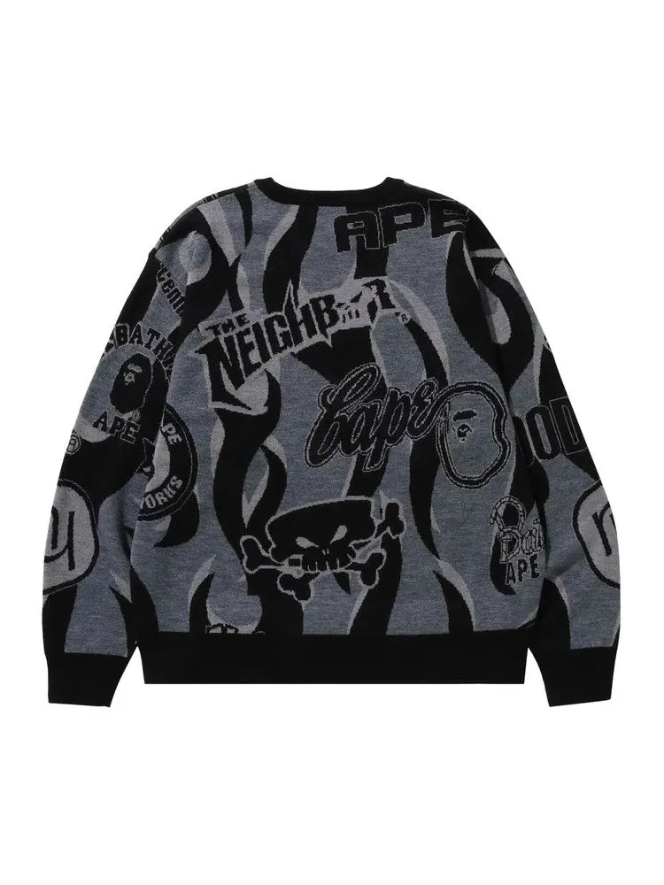 Топ BAPE x Neighborhood Relaxed Fit Knit — изображение 2 из 2, черный