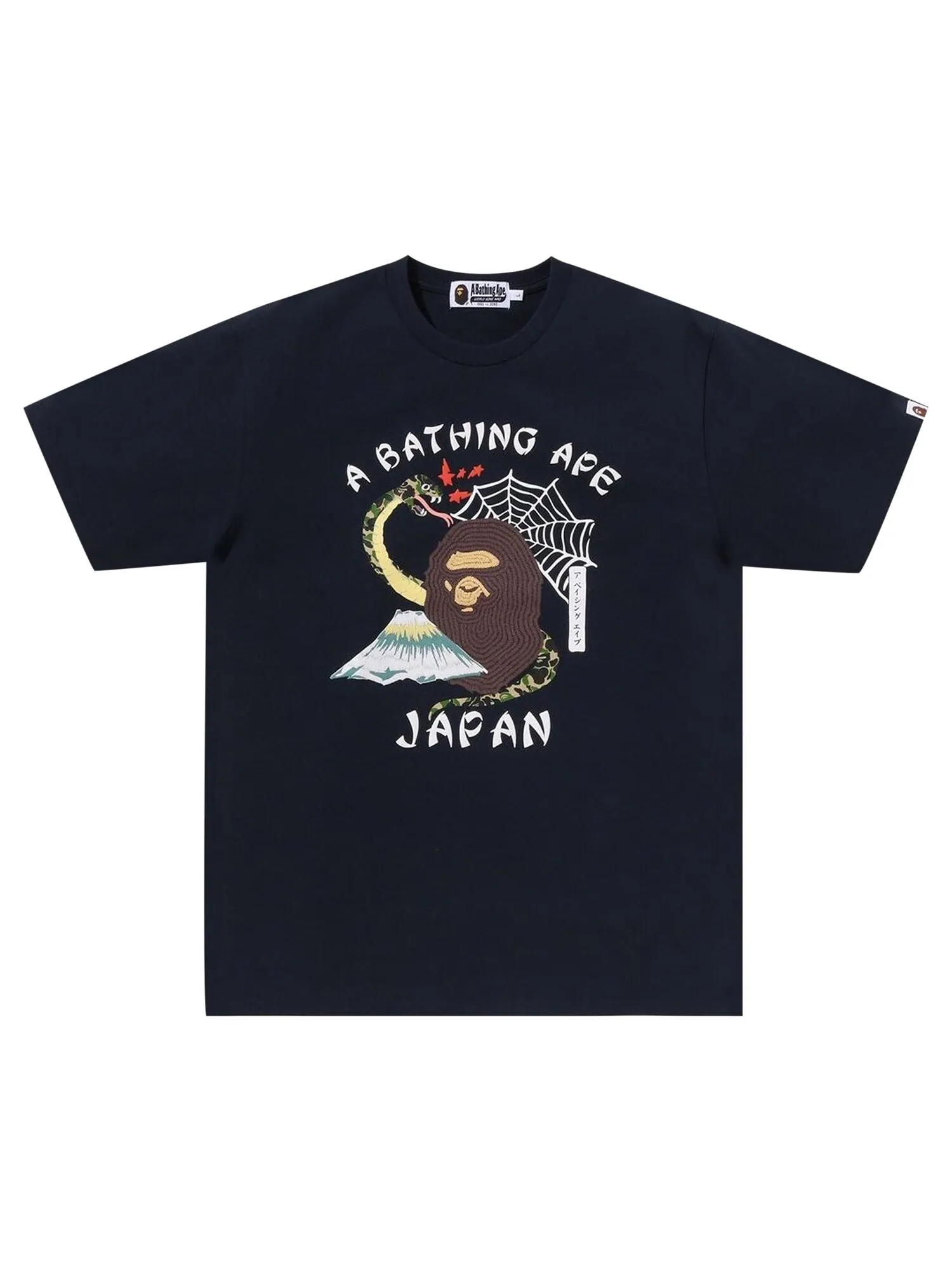Футболка японской культуры BAPE Темно-синий