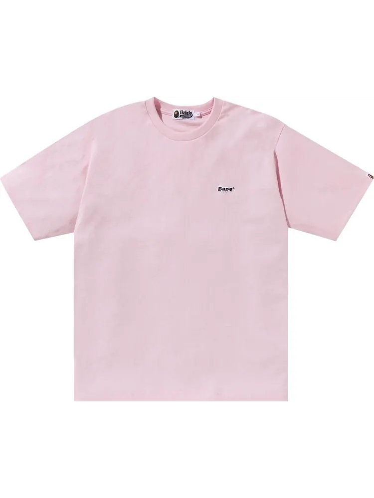 Футболка BAPE One Point Relaxed Fit 'Pink' — изображение 1 из 1, розовый