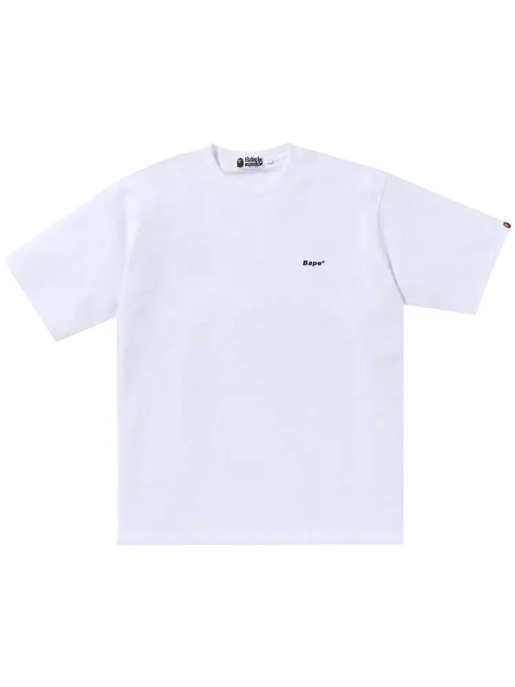 Футболка BAPE One Point Relaxed Fit 'White' — изображение 1 из 2, белый