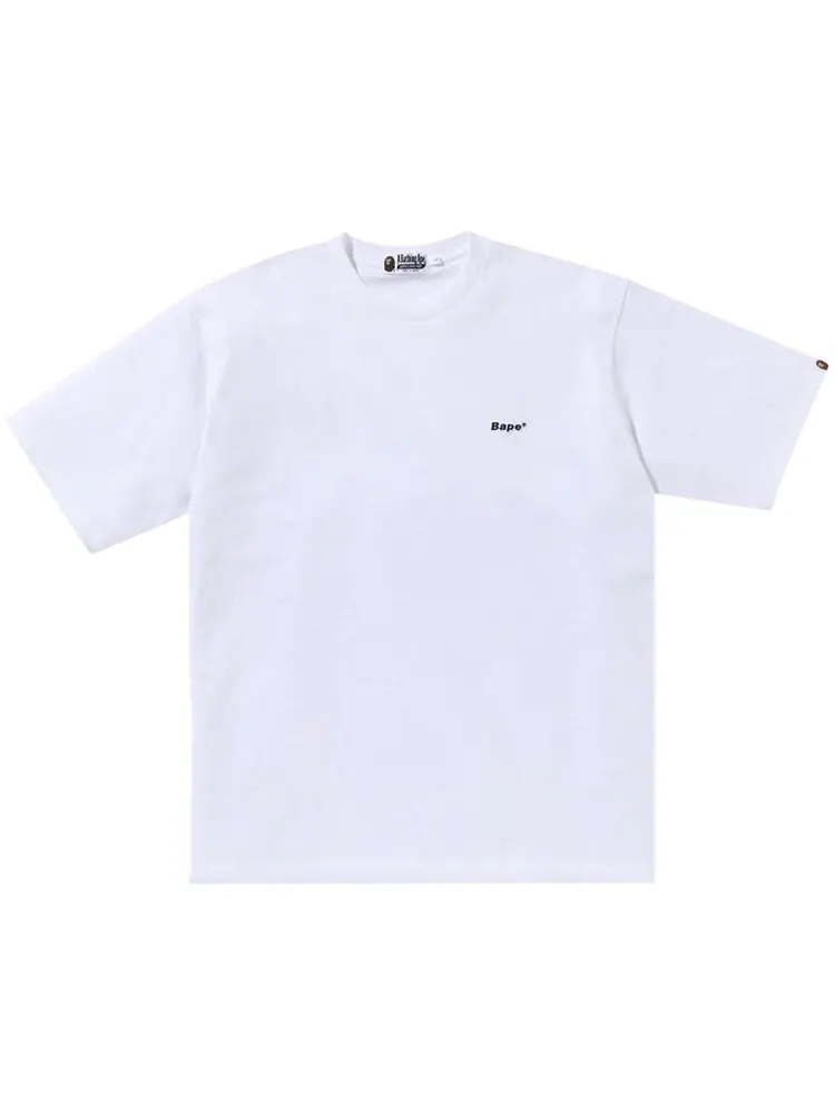 Футболка BAPE One Point Relaxed Fit 'White' — изображение 2 из 2, белый