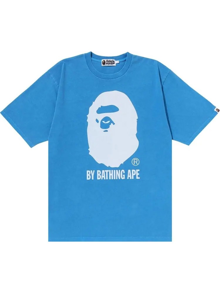 Футболка BAPE Overdye By Bathing Ape Relaxed Tee 'Blue' — изображение 1 из 2, синий