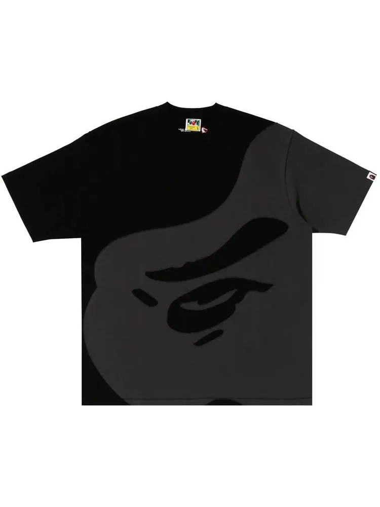 Футболка BAPE Ape Head Patch Oversized Tee — изображение 1 из 1, черный