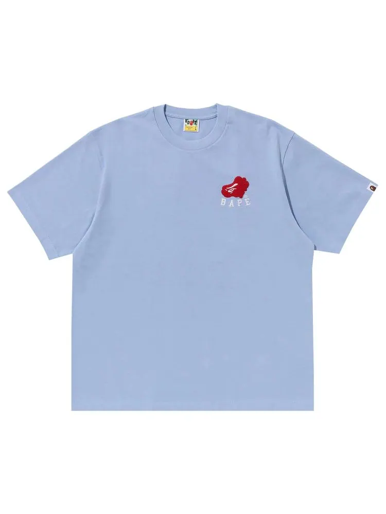 Футболка BAPE Cloud Head Tee 'Blue' — изображение 1 из 1, синий