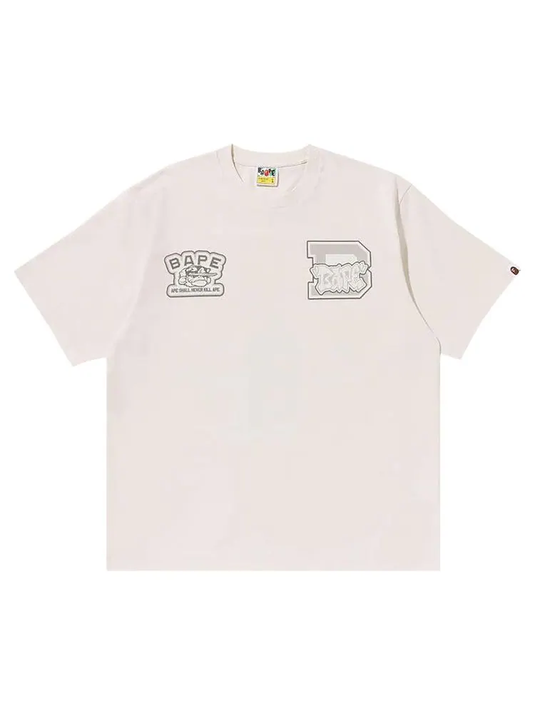Футболка BAPE Fake Puff Tee 'Ivory' — изображение 1 из 1, бежевый