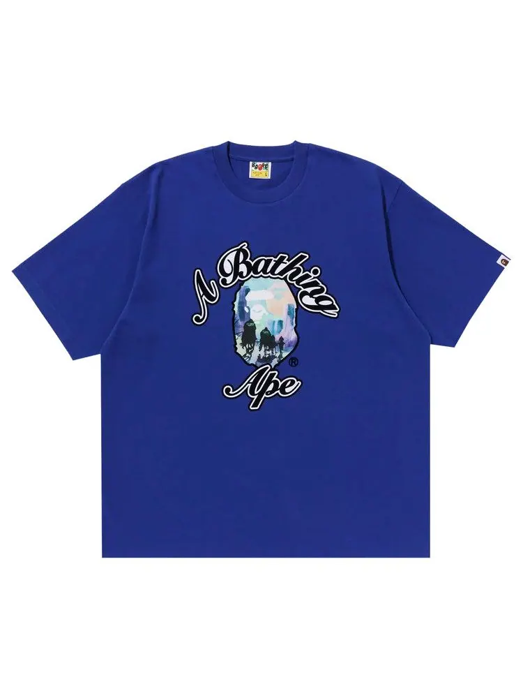 Футболка BAPE Forbidden Zone Ape Head Tee — изображение 1 из 1, синий