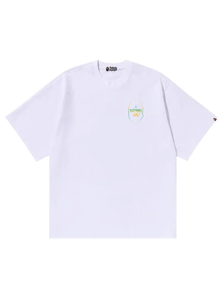 Футболка BAPE Gradient T-Block Oversized Tee — изображение 1 из 1, белый