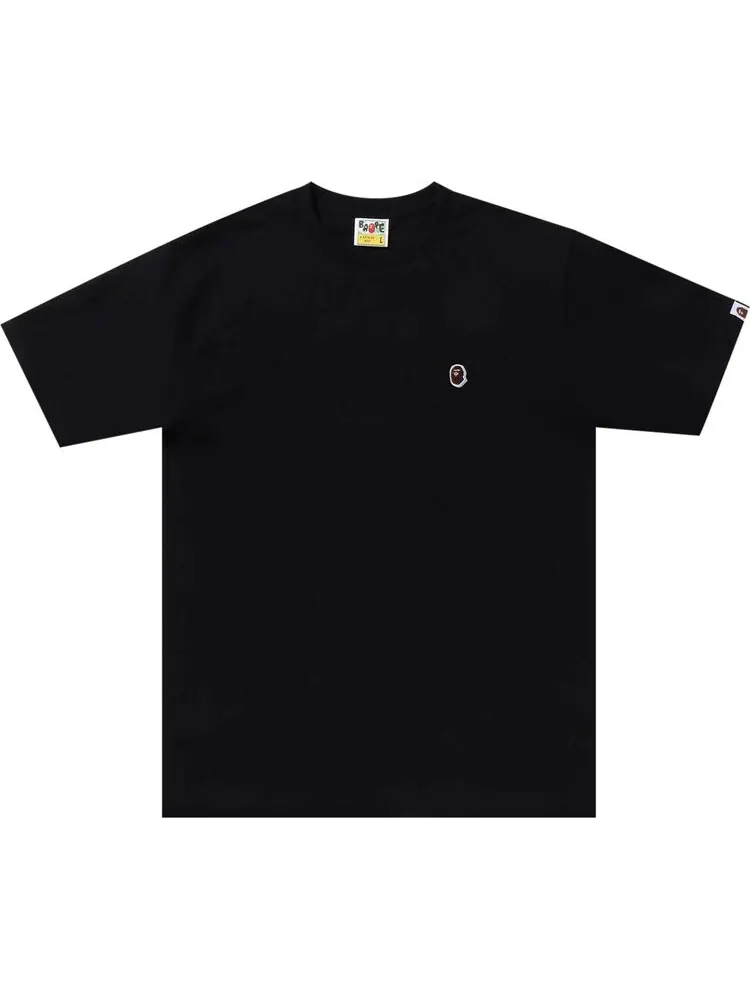 Футболка BAPE Ape Head One Point 'Black' — изображение 1 из 1, черный