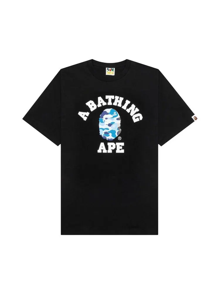 Топ BAPE ABC Camo College — изображение 1 из 2, черный/синий