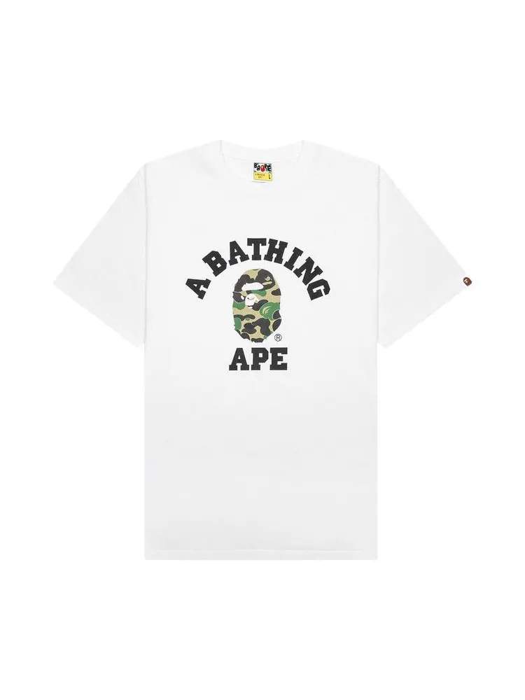 Топ BAPE ABC Camo College — изображение 1 из 2, белый/зеленый