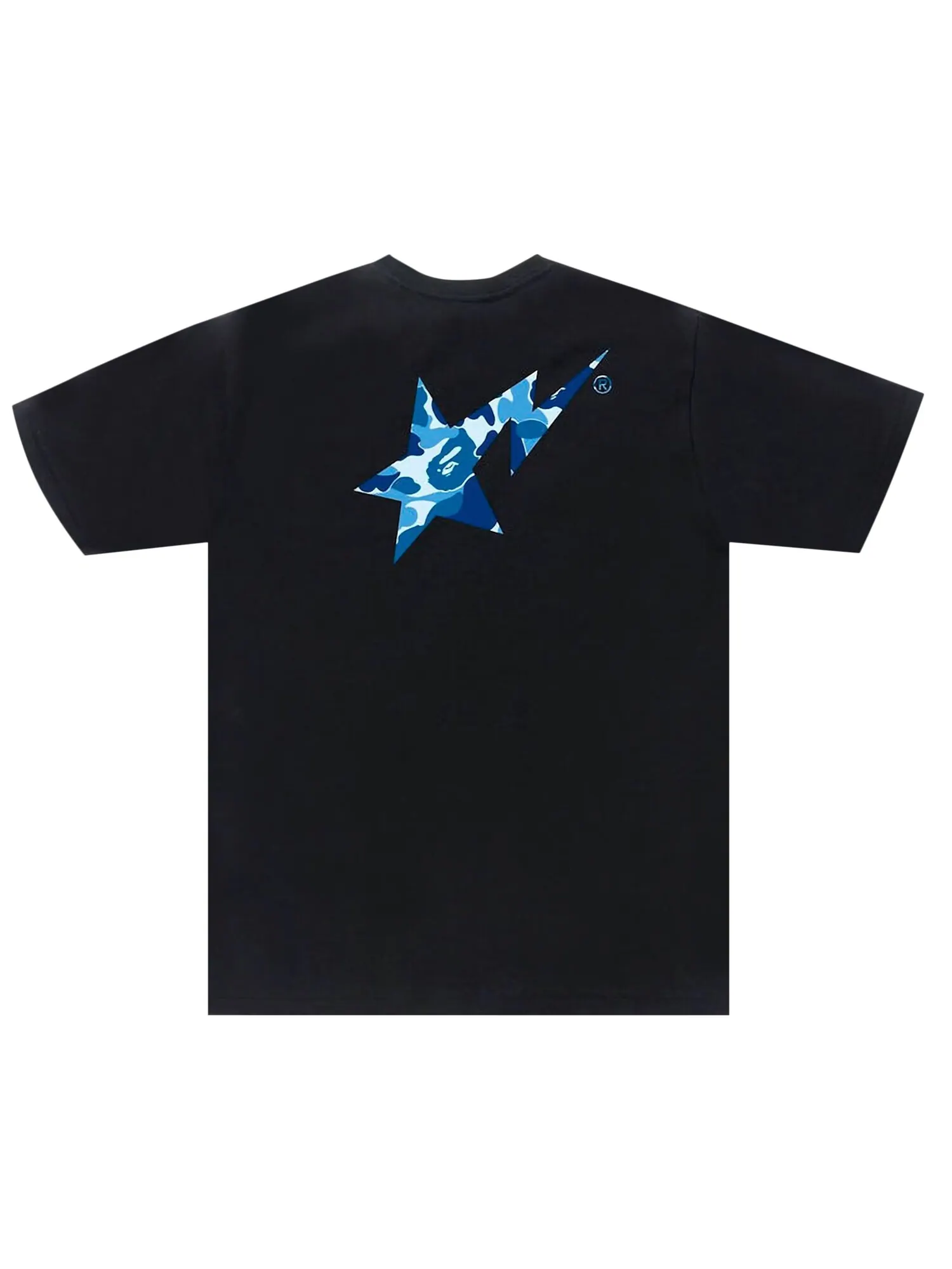 Футболка с логотипом BAPE ABC Camo Sta — изображение 2 из 2, черный/синий