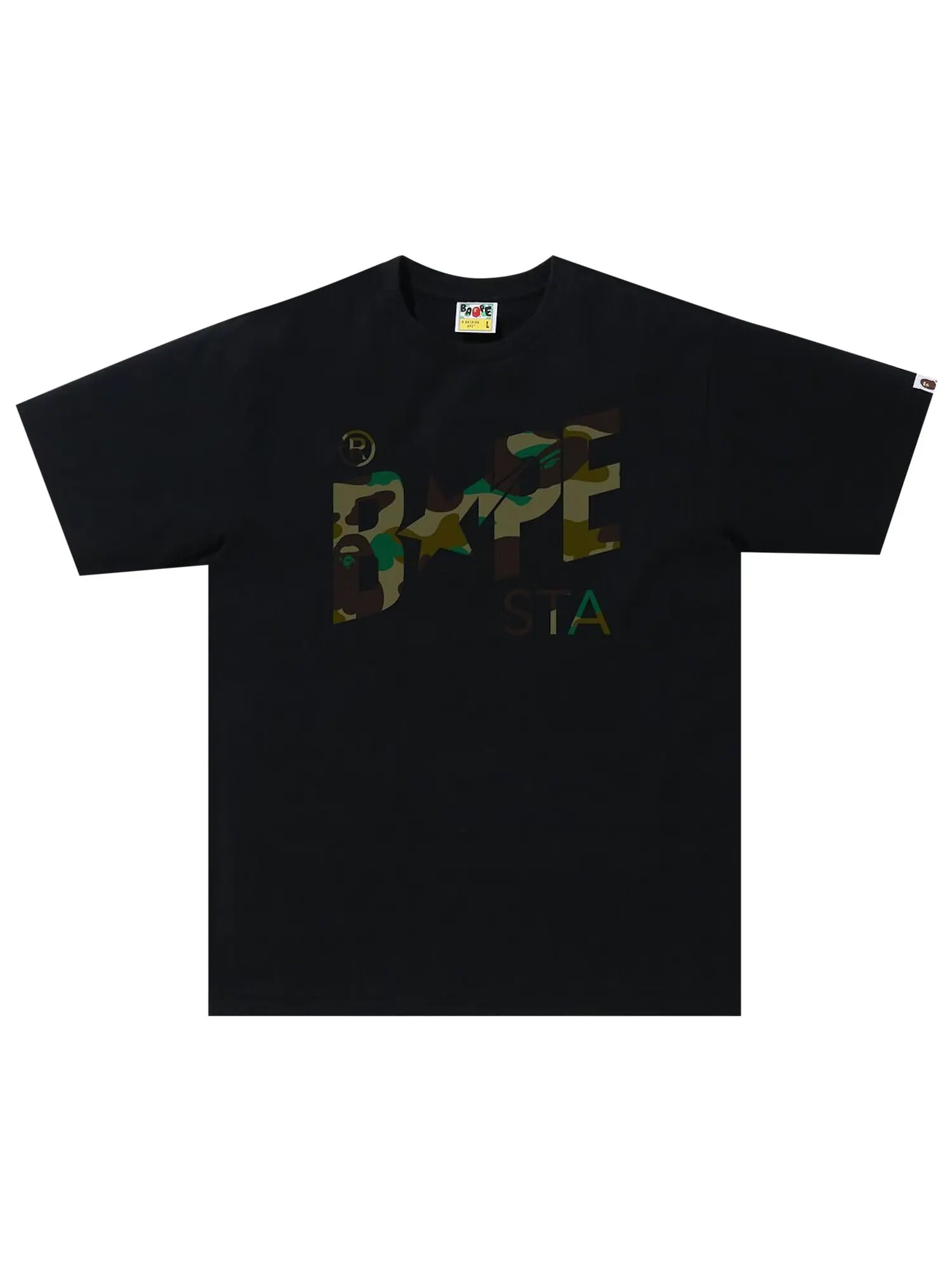 Футболка с логотипом BAPE ABC Camo Sta