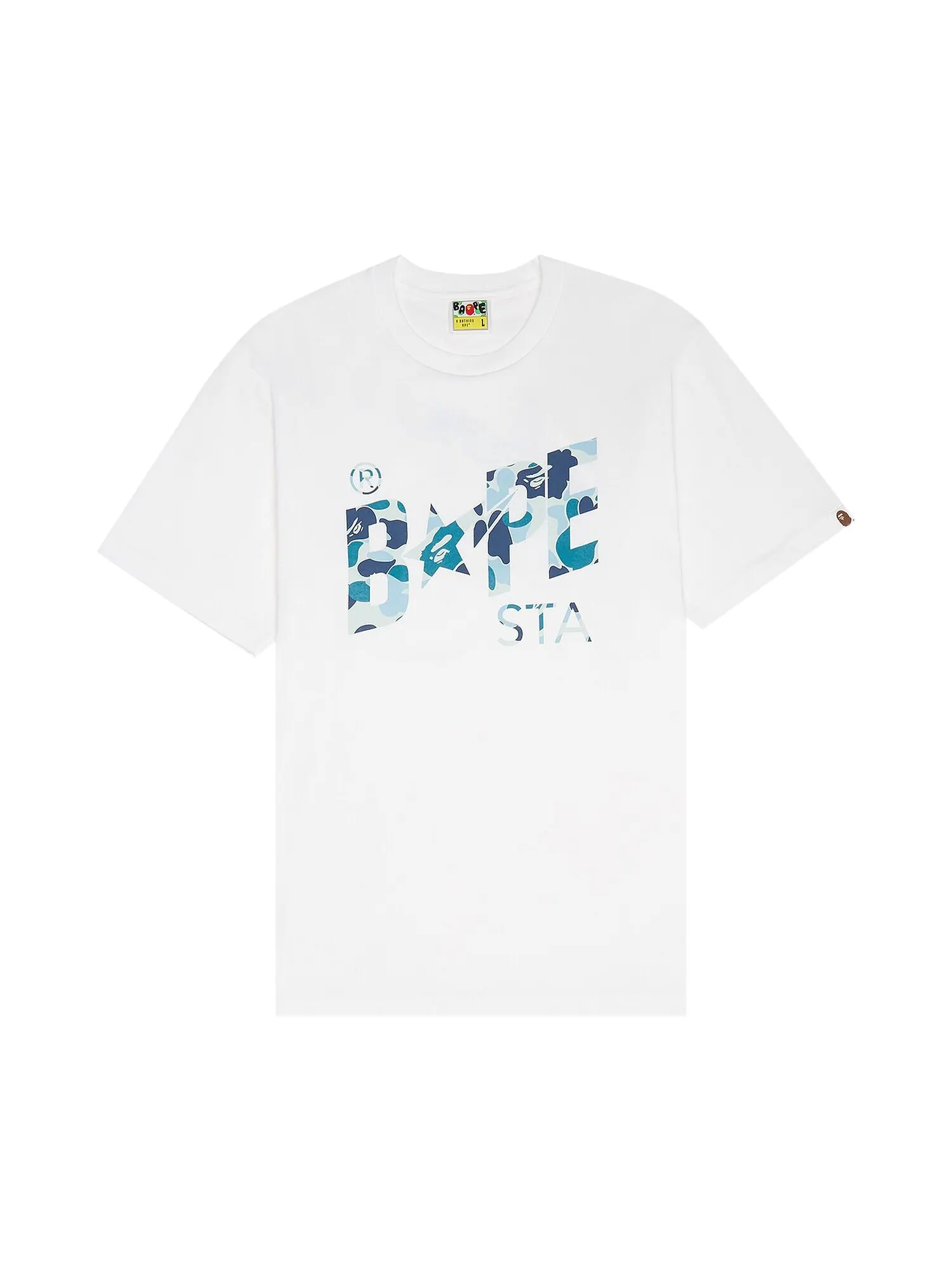 Футболка с логотипом BAPE ABC Camo Sta