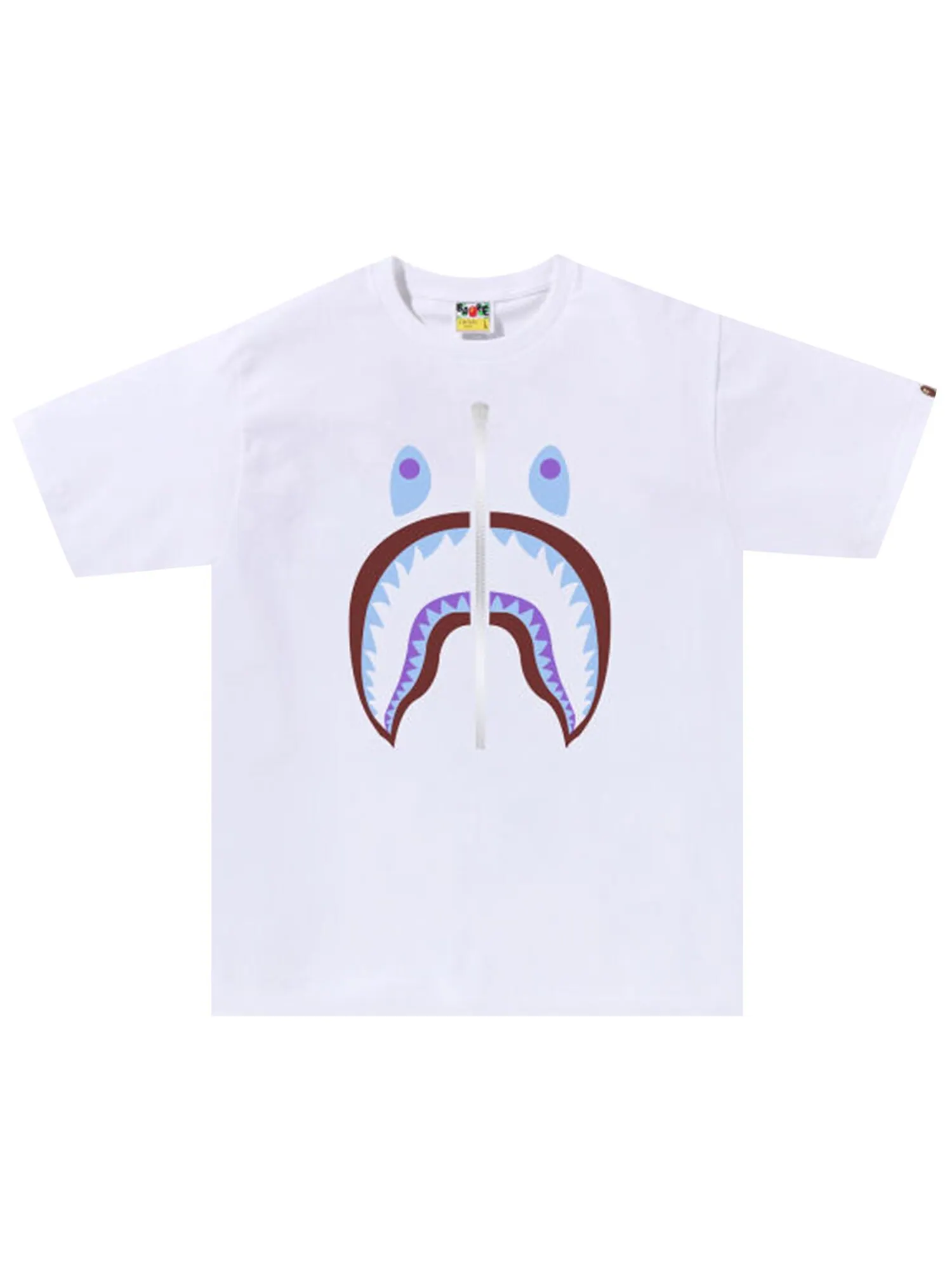 Футболка BAPE Colors Shark