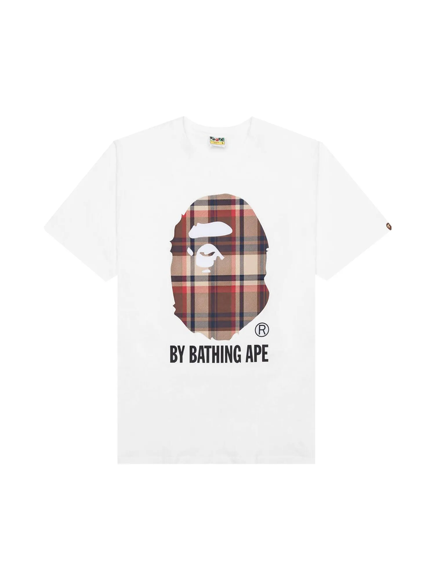 Футболка в клетку BAPE Check By Bathing Ape